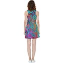 Abstract Tech Galaxy Design Inside Out Reversible Sleeveless Dress View2