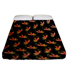 Regal Eagle Pattern Fitted Sheet (california King Size) by ExtraAwesomeSauce