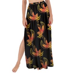 Regal Eagle Pattern Maxi Chiffon Tie-up Sarong by ExtraAwesomeSauce