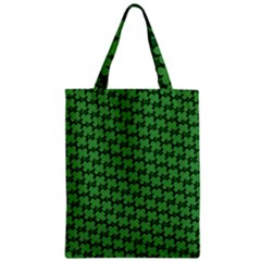 St  Patrick s Day Clovers Zipper Classic Tote Bag by ExtraAwesomeSauce