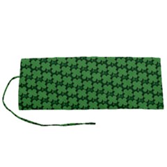 St  Patrick s Day Clovers Roll Up Canvas Pencil Holder (s) by ExtraAwesomeSauce