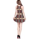 Modern Art Geometric Pattern in Red Hues Reversible Sleeveless Dress View2