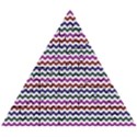 Chevron Pattern Wooden Puzzle Triangle View1