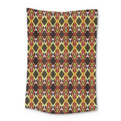 Colorful Geometric Pattern Design Small Tapestry by ExtraAwesomeSauce