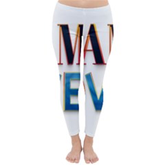 Game Over Text Design  Classic Winter Leggings by 7223056