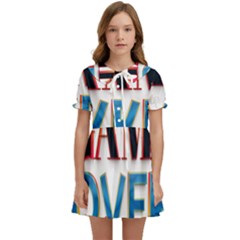 Game Over Text Design  Kids  Sweet Collar Dress by 7223056