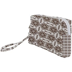 Snake Skin Brown Wristlet Pouch Bag (small) by ConteMonfrey