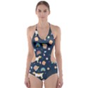 Dogs Cut-Out One Piece Swimsuit View1