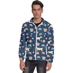 Dogs Men s High Neck Windbreaker by StyleHavenStore