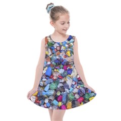 Trash To Treasure (ai) Kids  Summer Dress by dflcprintsclothing