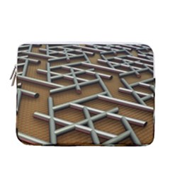 Expression Of Structure 13  Vertical Laptop Sleeve Case With Pocket by geonetique