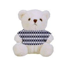 Black And White Circles Pattern Full Print Cuddly Teddy Bear by ytdream