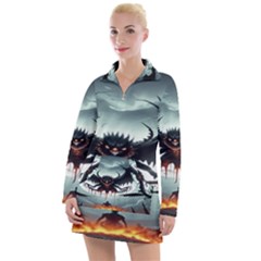 Halloween Goodie Women s Long Sleeve Casual Dress by favoritechios