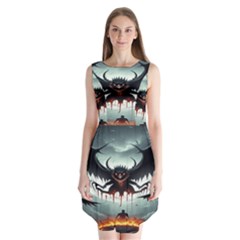 Halloween Goodie Sleeveless Chiffon Dress   by favoritechios