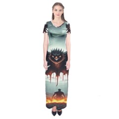 Halloween Goodie Short Sleeve Maxi Dress by favoritechios