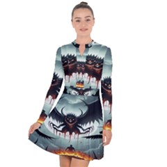 Halloween Goodie Long Sleeve Panel Dress by favoritechios