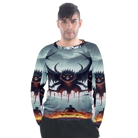 Halloween Goodie Men s Long Sleeve Raglan T-shirt by favoritechios