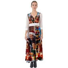 The Christmas Collection Button Up Boho Maxi Dress by favoritechios