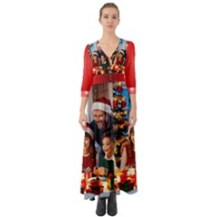 The Christmas Collection Button Up Boho Maxi Dress by favoritechios