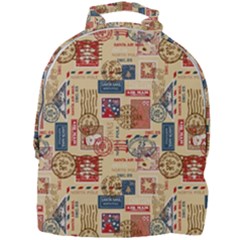 Letters Writing Paper Text Pattern Mini Full Print Backpack by Apenda