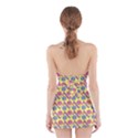 Colorful Bitcoin Pattern Halter Dress Swimsuit  View2