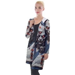 Demon Samurai Hooded Pocket Cardigan by AwesomeSauce