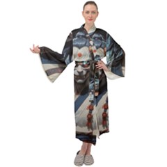 Demon Samurai Maxi Velvet Kimono by AwesomeSauce