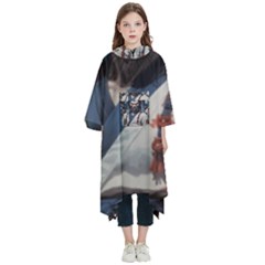 Demon Samurai Kids  Hooded Rain Ponchos by AwesomeSauce