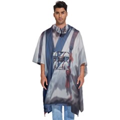 Demon Samurai Men s Hooded Rain Ponchos by AwesomeSauce