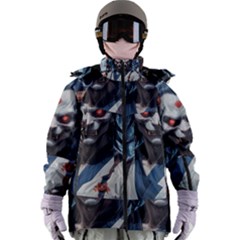 Demon Samurai Women s Zip Ski And Snowboard Waterproof Breathable Jacket by AwesomeSauce