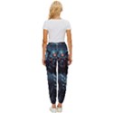 Cyberpunk Demon Samurai Women s Cropped Drawstring Pants View4