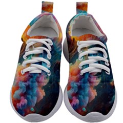 Cosmic Jellyfish Artwork Kids Athletic Shoes by ExtraAwesomeSauce