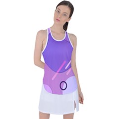 Colorful Labstract Wallpaper Theme Racer Back Mesh Tank Top by Apen