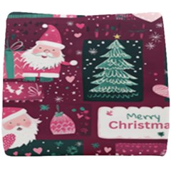 Christmas Santa Claus Seat Cushion by Posterlux