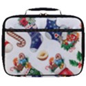 Christmas Socks Gloves Candy Cane Stocking Seamless Full Print Lunch Bag View1