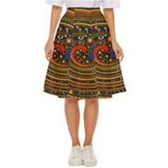 Swirl Vortex Emoji Cyclone Motion Art Classic Short Skirt by Paksenen