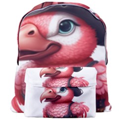 Kawaii Pink Parrot Pirate Giant Full Print Backpack by KawaiiArtStyle