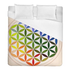 Mandala Rainbow Colorful Duvet Cover (full/ Double Size) by Grandong