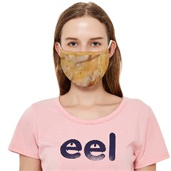 Homemade Flan Extreme Close-up Texture Cloth Face Mask (adult) by dflcprintsclothing