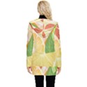 Citrus Fruit Healthy Vitamin Button Up Hooded Coat  View2