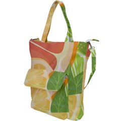 Citrus Fruit Healthy Vitamin Shoulder Tote Bag by Paksenen