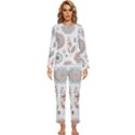 Pastel-boho-pattern Womens  Long Sleeve Lightweight Pajamas Set View1