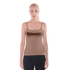 Mocha Mousse Hex Code #a47864 Spaghetti Strap Top by dressshop