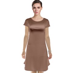 Mocha Mousse Hex Code #a47864 Cap Sleeve Nightdress by dressshop