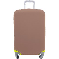 Mocha Mousse Hex Code #a47864 Luggage Cover (large) by dressshop