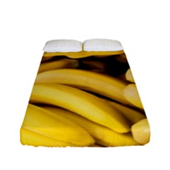 Bananas, Macro, Fruits, Ripe Bananas Fitted Sheet (full/ Double Size) by kyorashop23