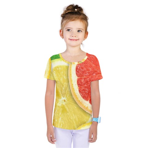 Fruit, Lemon Kids  One Piece T-shirt by kyorashop23