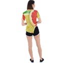 Fruit, Lemon Asymmetrical Short Sleeve Sports T-Shirt View4