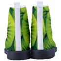 Kiwi Fruits, Close-up, Exotic Fruit Kid s High-Top Canvas Sneakers View4