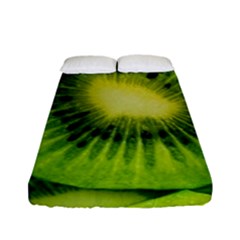 Kiwi Fruits, Close-up, Exotic Fruit Fitted Sheet (full/ Double Size) by kyorashop23